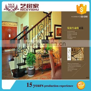 Wholesale Outdoor Wrought Iron Stair Railing, Balustrade, Iron Baluster With Good Price thumbnail-3