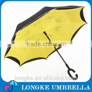 Double Layer Butterfly Style Convenient Inverted Umbrella thumbnail-1