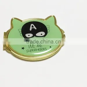 Compact Mirror in Stock,Promotional Mirror for Makeup,Round Metal Pocket Mirror thumbnail-4