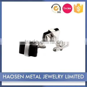2016 Rhodium Cat Eye Stone Personalised Cufflinks For Men thumbnail-2