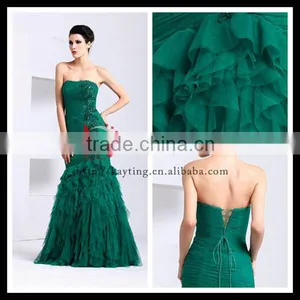 Strapless off Shoulder Horizontal Neckline Ruched Garden Wedding Mother of Bride Dresses thumbnail-1