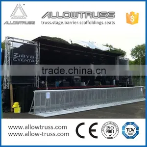 High Quality Aluminum Foldable Streight Parking Crowd Control Barrier thumbnail-6