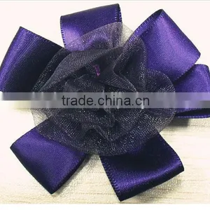 2015 Newly Satin Ribbon Flower Appliques thumbnail-1