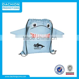 Cool Drawstring Bags/Shark Shape Backpack thumbnail-1