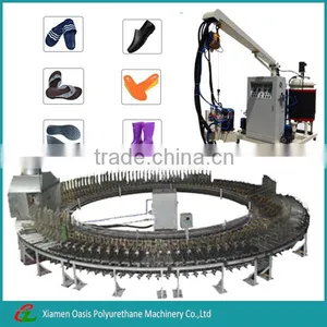 New Design Shoe Soles Making Low Pressure Polyurethane Foam Pouring Machine thumbnail-1