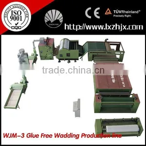 Hot Sale Nonwoven Free Adhesive Wadding Production Line WJM-3 thumbnail-1