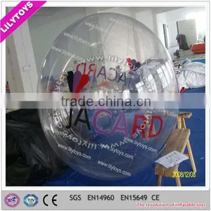 Interesting Jumping Best 0.9mm Plato Lead Free Transparent Inflatable Bumper Ball for Kids thumbnail-2