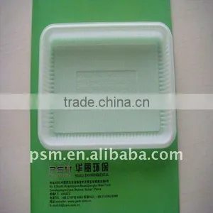 Cheap Sell Biodegradable Cornstarch Packaging Tray thumbnail-1