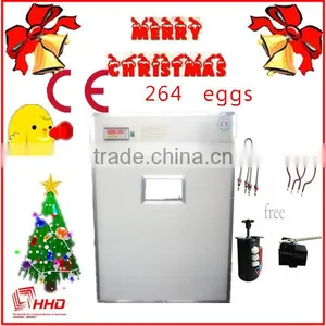 HHD CE Approved Full Automatic High Hatching Rate China Incubator(264 Eggs) For Sale EW-5 thumbnail-1