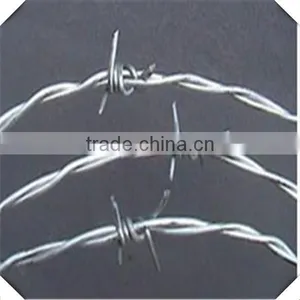 High Quality Galvanized Barbed Wire Factory / Galvanized Barbed Wire Fencing thumbnail-2