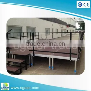Aluminum Frame Plexiglass Outdoor Stage Backdrop Frame Stage Folding Stage thumbnail-1