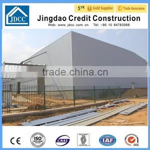 Large Span Prefabricated Steel Frame Warehouse thumbnail-1
