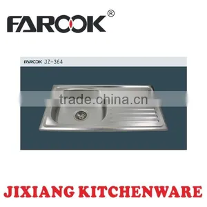 Export Indonesia Stainless Steel Kitchen Sink With Drainer thumbnail-1