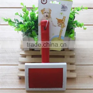 Plastic Pet Slicker Brush With Tied Card Packing thumbnail-1