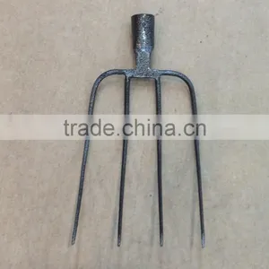 Steel Fork Head F104 With Four Teeth thumbnail-1
