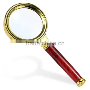 HD 80mm / 60mm Diameter Hand Held Reading Magnifier 10X Magnifying Glass Lens Jewelry Loupes thumbnail-1