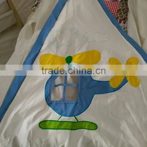 Promotional Customized Indoor Kids Children Play Room Canvas Tienda Tipi Tent Wholesale thumbnail-2