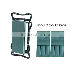 Deluxe Foldable Garden Kneeler and Seat With Tool Pouch thumbnail-4