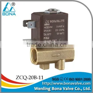 BONA Welding Machine Wire Feeder Plasma Cutting Machine Brass Solenoid Valve ZCQ-20B-11 thumbnail-1