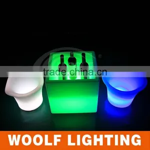 Plastic Led Square Ice Cream Buckets thumbnail-3