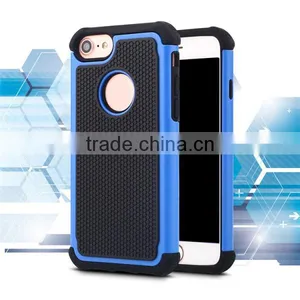 3 in 1 Back Cover Football Pattern Phone Shell TPU + PC Phone Case for IPhone 7 thumbnail-5