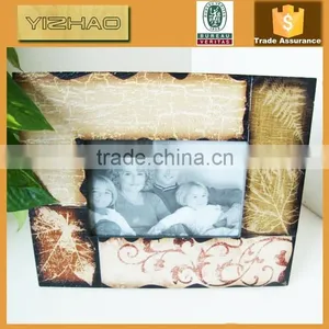 Eco-friendly Decorative Antique Old Sexy 2x2,6x4 Wooden Photo Picture Frame thumbnail-3
