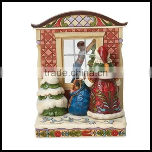 Resin Christmas Antique Plaque Church Souvenir thumbnail-1