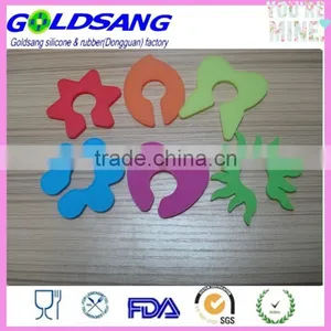 NEW Wine Glass Colorful Silicone Clips thumbnail-1