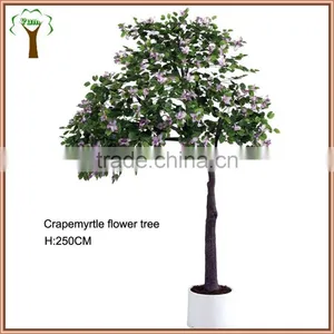 Artificial Single Trunk Crapemyrtle Flower Tree thumbnail-1