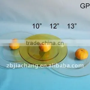 Clear Round Flat Glass Plate Manufacturer GP10 thumbnail-1