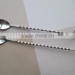 Winolaz Stainless Steel Bar Spoon Cocktail Spoon With Twisted Handle thumbnail-3