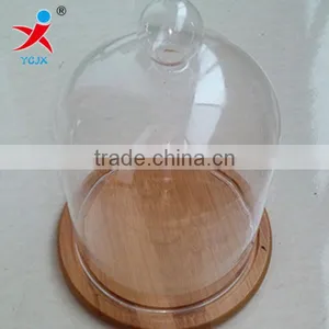 Eternal Flower Glass Cover Decrations Cake Fresh Flower Cover Bottle Vase Dust Proof thumbnail-1