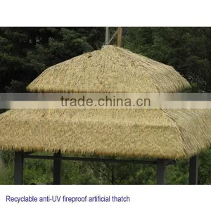PVC Anti-corrosion Vocation Synthetic Thatch Roof thumbnail-1