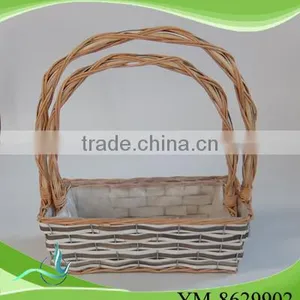 Garden Willow Basket With Handmade With Top Quality thumbnail-1