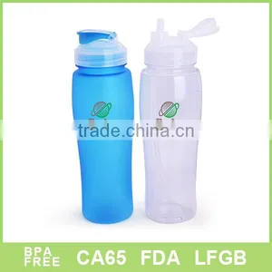 600ml Rubber Cover Tritan Water Bottle thumbnail-1