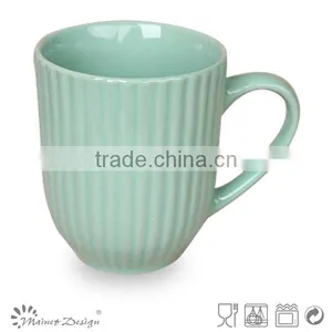 Simple Design Ceramic Coffee Mug Cup Engrave Ceramic Mug thumbnail-4