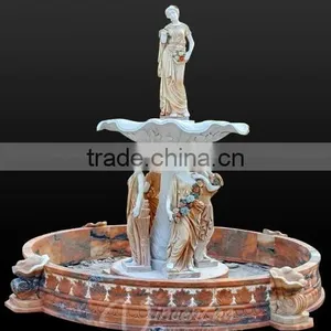 Custom Hand Carved Stone Carvings and Sculptures Marble Outdoor Water Fountains thumbnail-2
