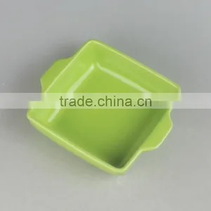 Ceramic Square Bakeware With Color Glaze thumbnail-3