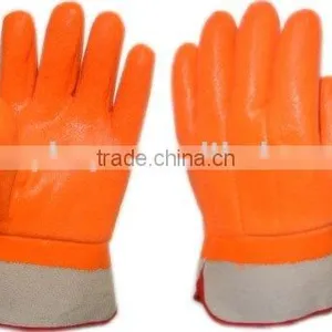 Sunnyhope Fluorescent Pvc Dipped Hand Gloves for Winter User thumbnail-1