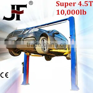 4.5T 8 Folds Post Design, Double Cylinder Drive Design,Double Lock Release System Clear Floor Car Lifter thumbnail-1