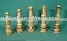 Garden Brass Water Nozzle Adjustable Spray Straight Jet to Hollow Spray thumbnail-1