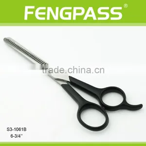 S3-1061B 6-3/4" Inch 2CR13 Stainless Steel With PP Handle Double Thinning Hair Scissors thumbnail-1