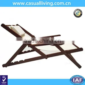 Wooden Recliner Chair for Garden and Beaach thumbnail-1