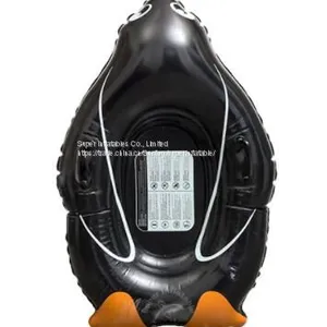 Inflatable Baby Penguin on Sled Inflatable Snow Tube thumbnail-1
