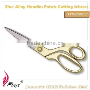Japanese Stainless Steel Silver Zinc-Alloy Handle Fabric Dressmaker Taylor Scissors thumbnail-2