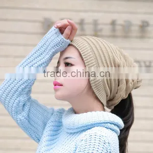 Multi-Function Knitting Women's Winter Hat thumbnail-5