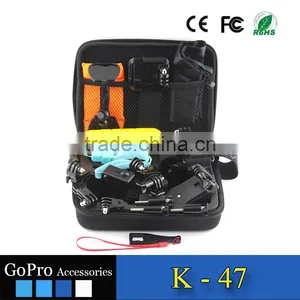 2016 Hot Selling 17 in 1 Kit Used for Gopros Heros 4 Accessories Bundle of Sports Camera Cases Action Camera Accessory thumbnail-1