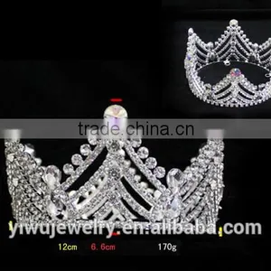 2015 Miss America Pageant Princess Rhinestone Tiaras in Bulk H172-170 thumbnail-3