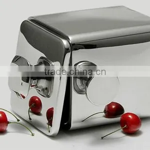 1.2L Stainless Steel Square Ice Wine Bucket for Restaurant thumbnail-4