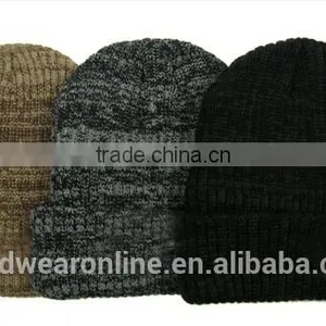 Custom Fashion Cheap Camouflage Knitted Hats With 3D Embroidery thumbnail-1